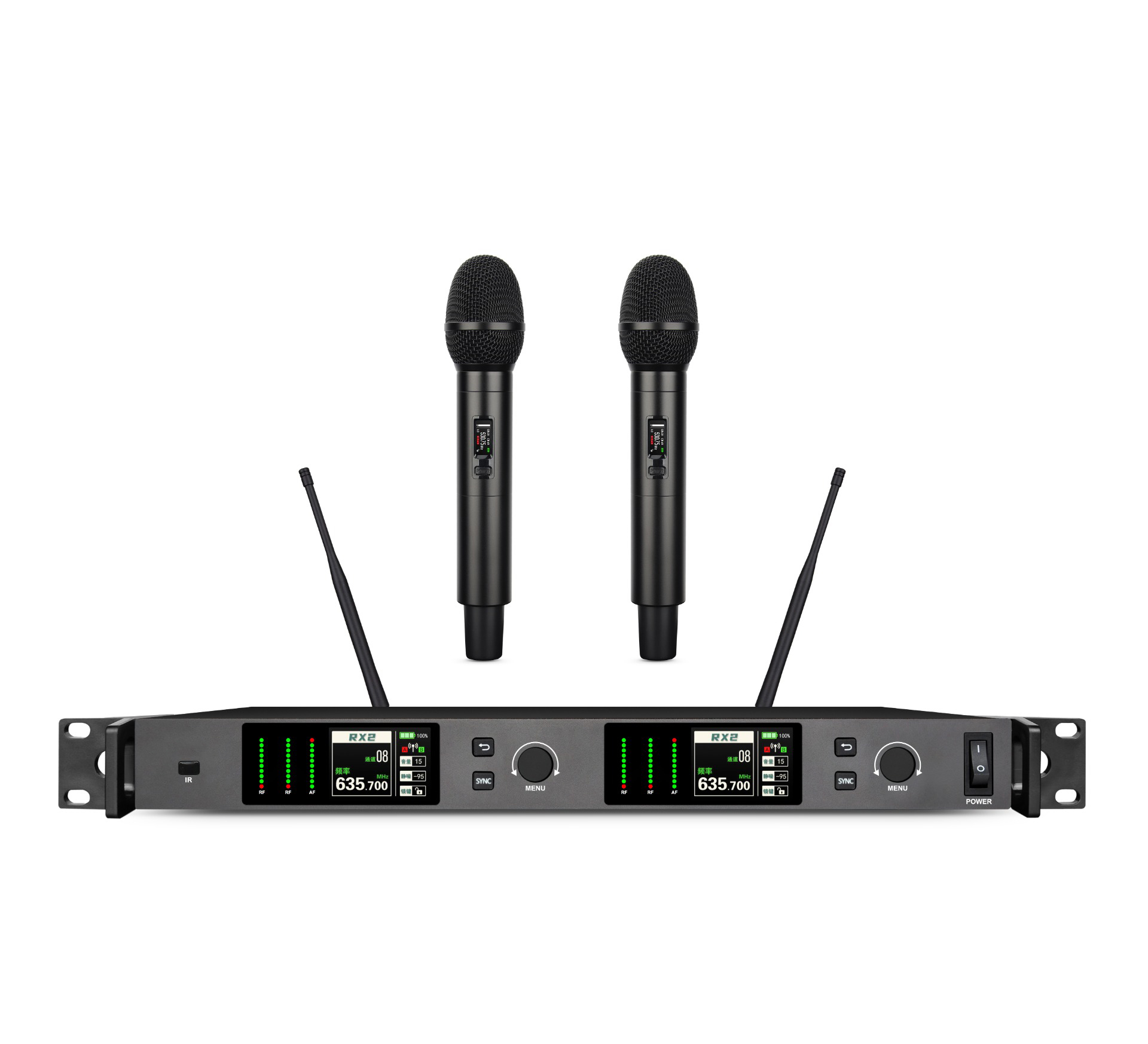BK-222+BK02 Wireless Microphone for Live Stage Performance